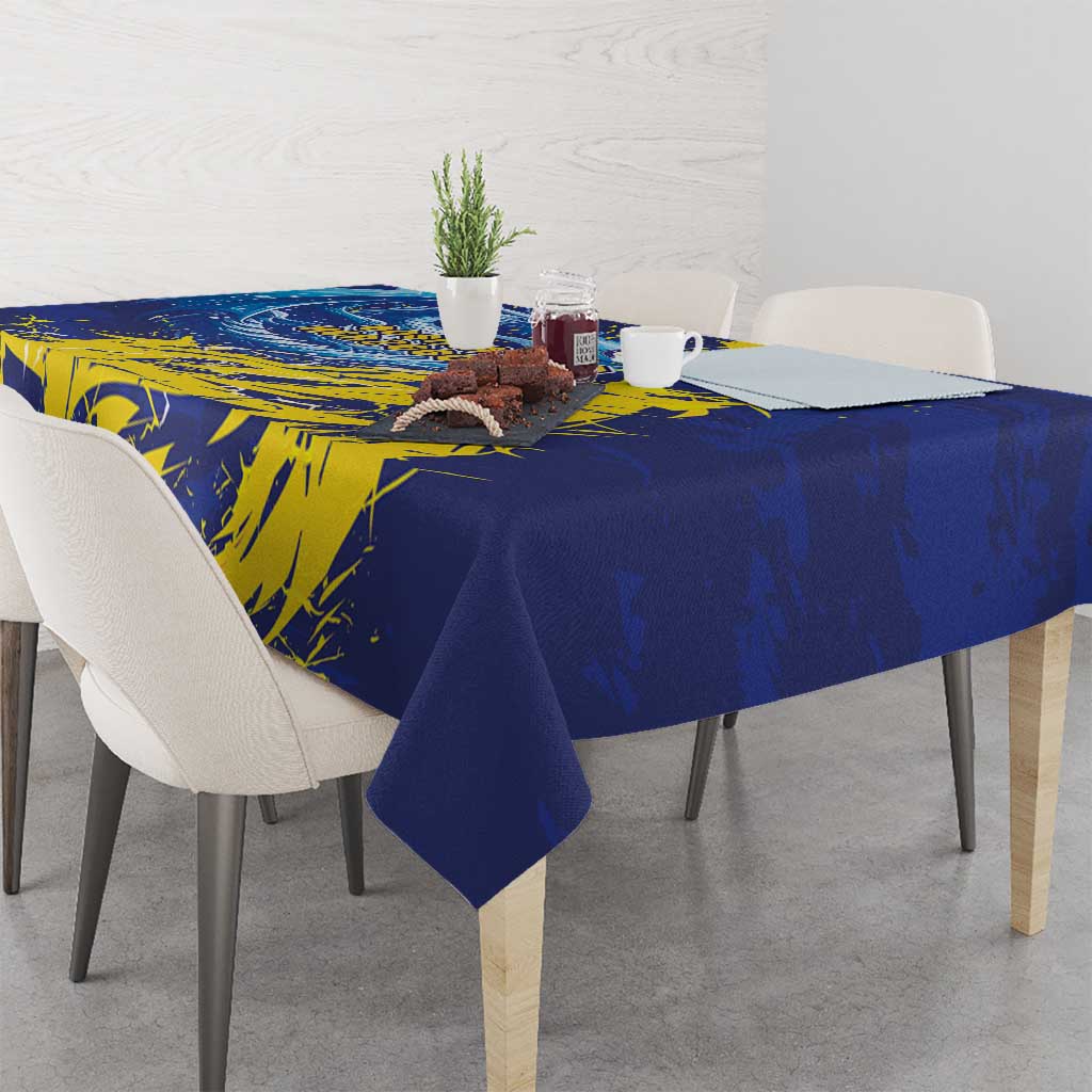 Bosnia and Herzegovina Football Tablecloth Zmajevi Mascot Sporty Style