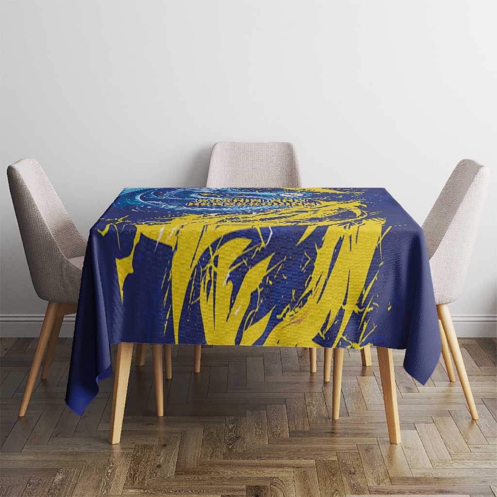 Bosnia and Herzegovina Football Tablecloth Zmajevi Mascot Sporty Style