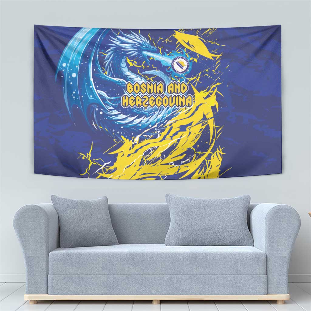 Bosnia and Herzegovina Football Tapestry Zmajevi Mascot Sporty Style