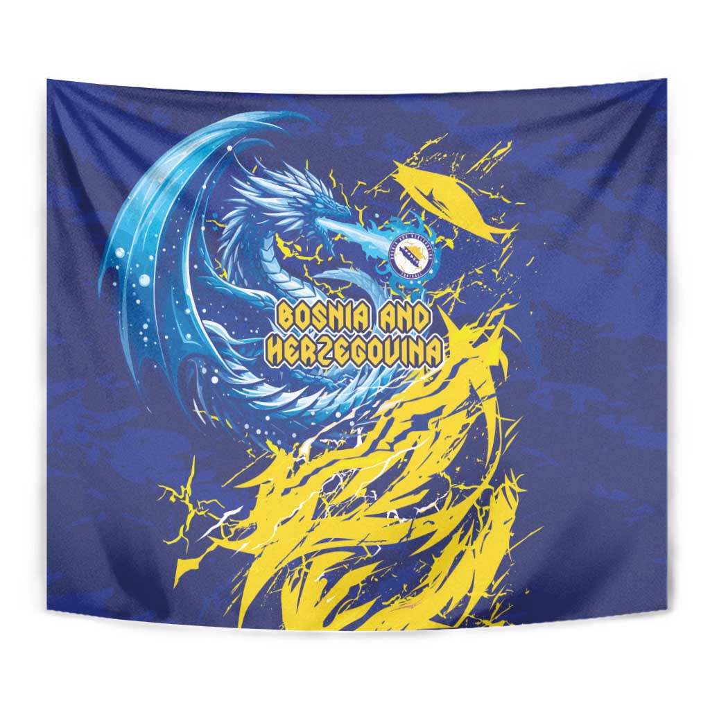 Bosnia and Herzegovina Football Tapestry Zmajevi Mascot Sporty Style