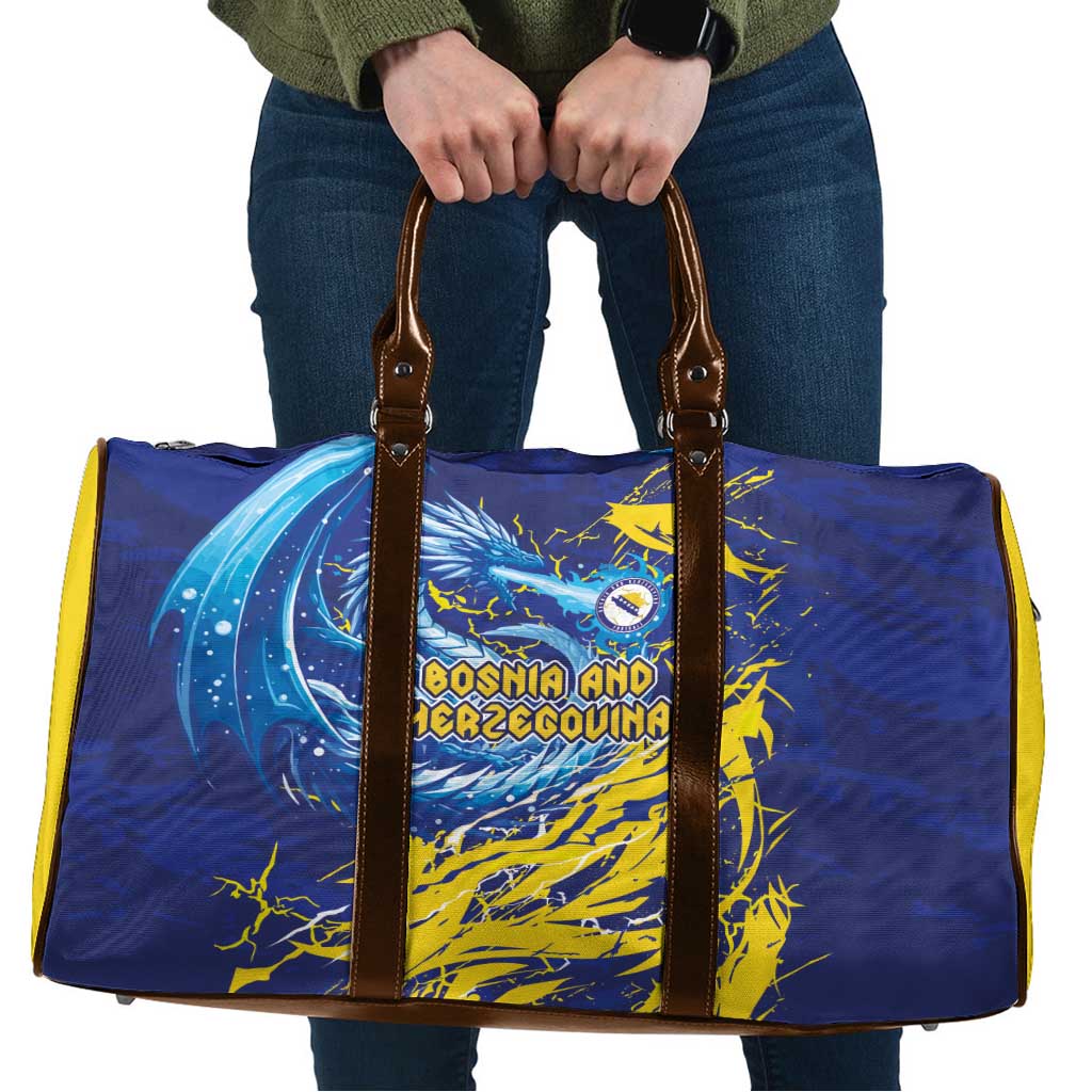 Bosnia and Herzegovina Football Travel Bag Zmajevi Mascot Sporty Style