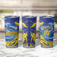 Custom Bosnia and Herzegovina Football Tumbler Cup Zmajevi Mascot Sporty Style