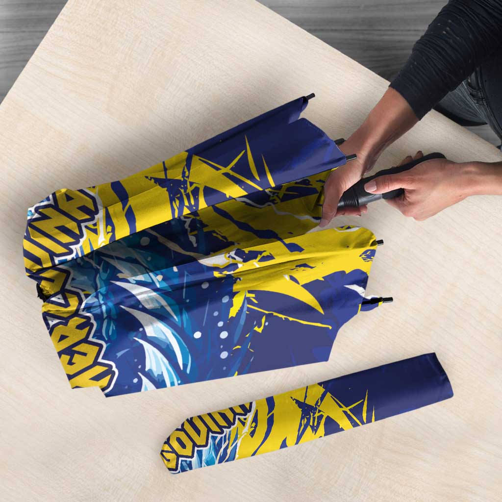 Bosnia and Herzegovina Football Umbrella Zmajevi Mascot Sporty Style