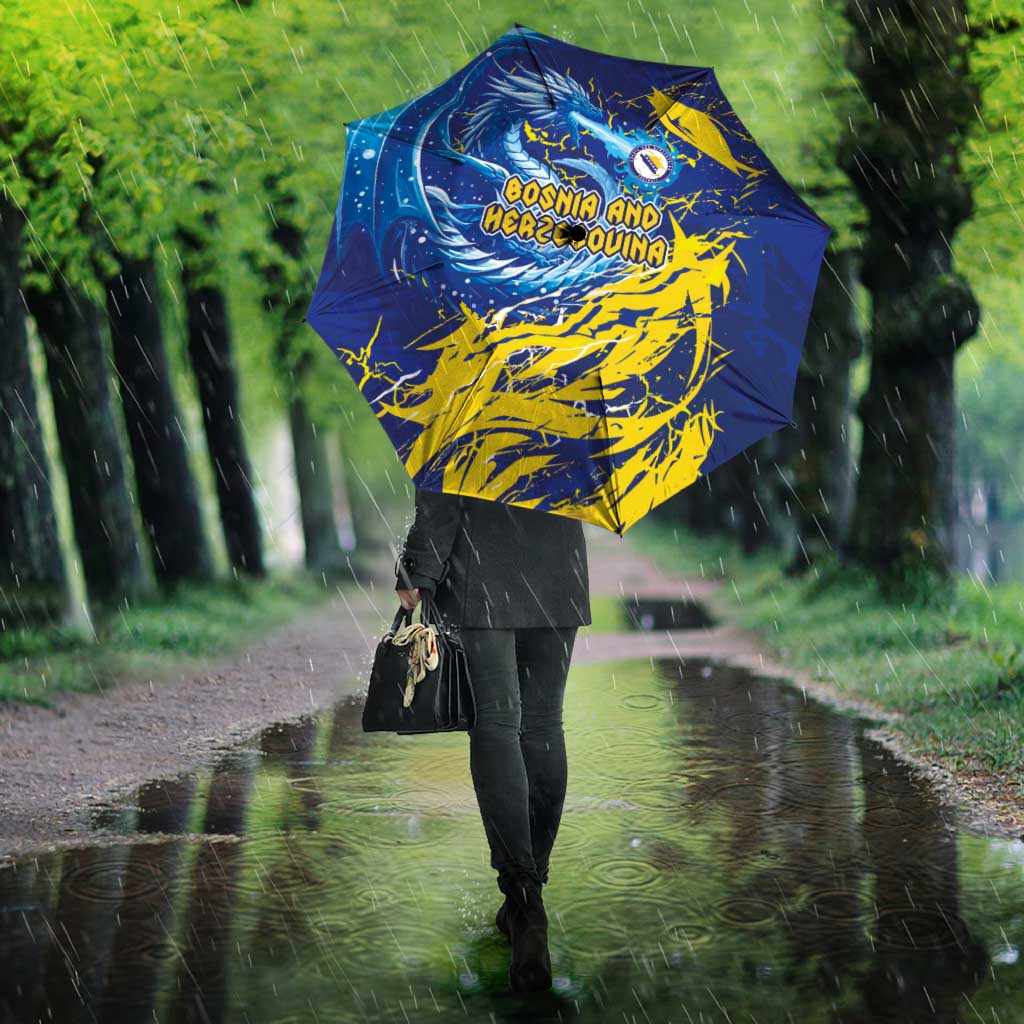 Bosnia and Herzegovina Football Umbrella Zmajevi Mascot Sporty Style
