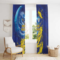 Bosnia and Herzegovina Football Window Curtain Zmajevi Mascot Sporty Style