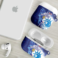 Custom France America Soccer AirPods Case Dual Heritage Liberty Rooster