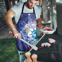 Custom France America Soccer Apron Dual Heritage Liberty Rooster