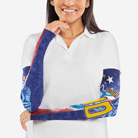 Custom France America Soccer Arm Sleeves Dual Heritage Liberty Rooster
