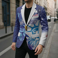 Custom France America Soccer Blazer Dual Heritage Liberty Rooster