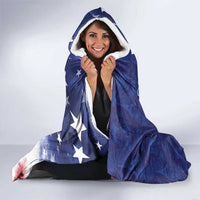 Custom France America Soccer Hooded Blanket Dual Heritage Liberty Rooster
