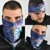 Custom France America Soccer Neck Gaiter Dual Heritage Liberty Rooster