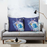 Custom France America Soccer Pillow Cover Dual Heritage Liberty Rooster