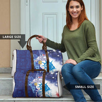 Custom France America Soccer Travel Bag Dual Heritage Liberty Rooster
