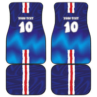 Custom Cape Verde Football Blue Shark Mascot Car Mats Glory 2026