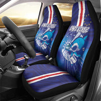Cape Verde Football Blue Shark Mascot Car Seat Cover Glory 2026