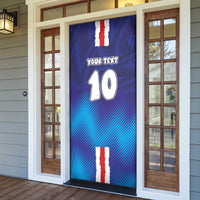 Custom Cape Verde Football Blue Shark Mascot Door Cover Glory 2026