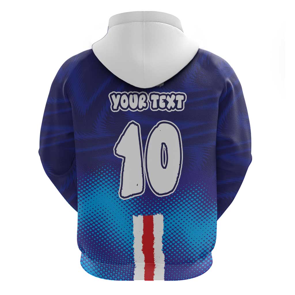 Custom Cape Verde Football Blue Shark Mascot Hoodie Glory 2026