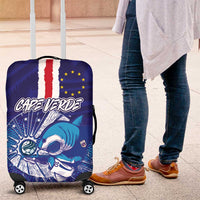 Cape Verde Football Blue Shark Mascot Luggage Cover Glory 2026