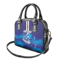 Cape Verde Football Blue Shark Mascot Shoulder Handbag Glory 2026