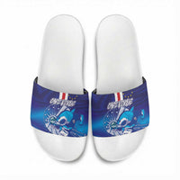Cape Verde Football Blue Shark Mascot Slide Sandals Glory 2026