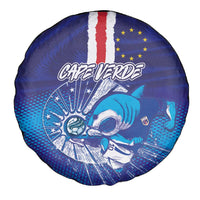 Cape Verde Football Blue Shark Mascot Spare Tire Cover Glory 2026