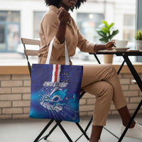Cape Verde Football Blue Shark Mascot Tote Bag Glory 2026