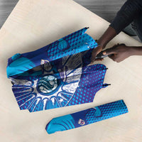 Cape Verde Football Blue Shark Mascot Umbrella Glory 2026
