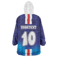 Custom Cape Verde Football Blue Shark Mascot Wearable Blanket Hoodie Glory 2026