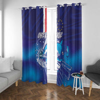 Cape Verde Football Blue Shark Mascot Window Curtain Glory 2026