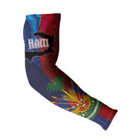 Haiti Coat Of Arms Map Dashiki Arm Sleeves Vibrant Caribbean Heritage