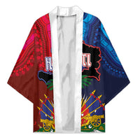 Haiti Coat Of Arms Map Dashiki Kimono Vibrant Caribbean Heritage