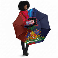 Haiti Coat Of Arms Map Dashiki Umbrella Vibrant Caribbean Heritage
