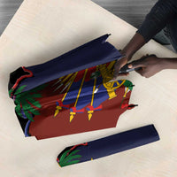 Haiti Coat Of Arms Map Dashiki Umbrella Vibrant Caribbean Heritage