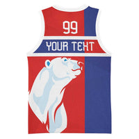Custom Norway Ice Hockey Basketball Jersey Polar Bears-Viking Ornament Flag Style