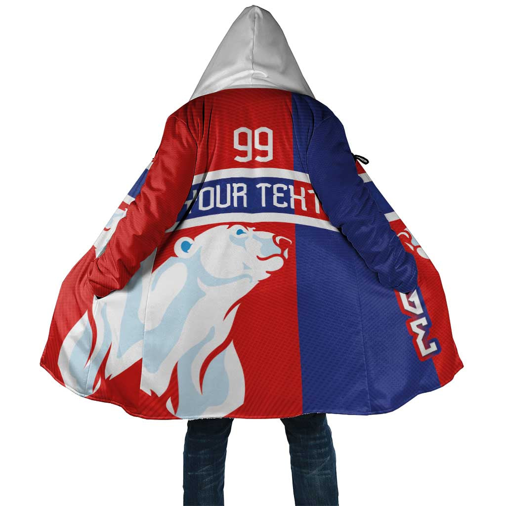 Custom Norway Ice Hockey Cloak Polar Bears-Viking Ornament Flag Style