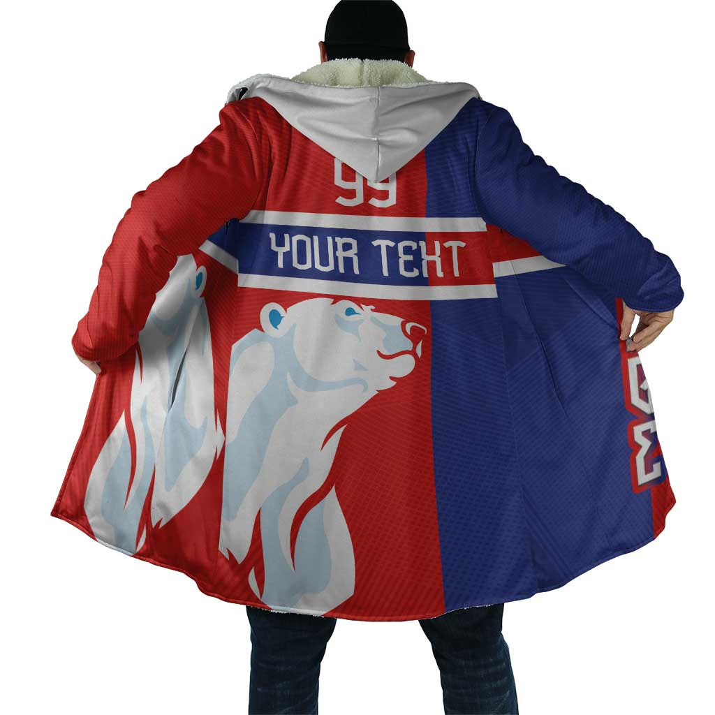 Custom Norway Ice Hockey Cloak Polar Bears-Viking Ornament Flag Style