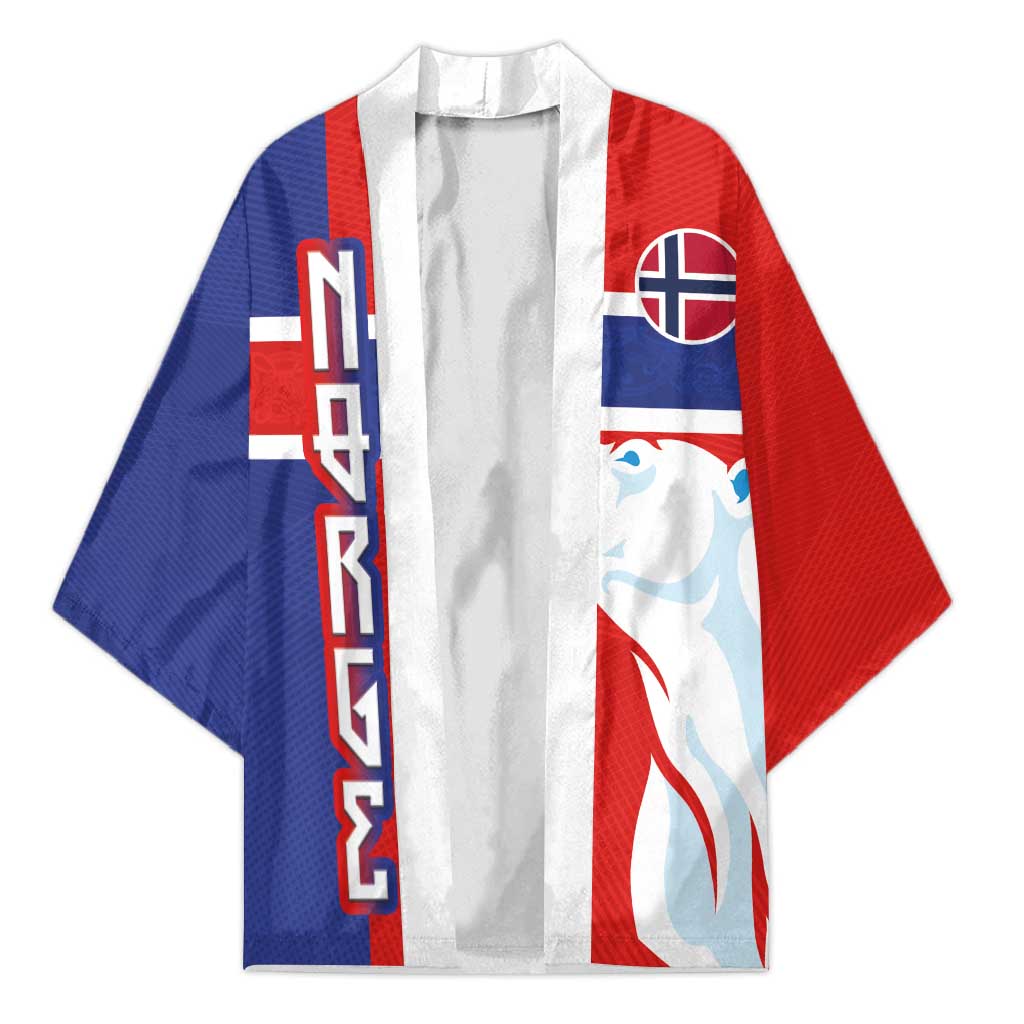 Custom Norway Ice Hockey Kimono Polar Bears-Viking Ornament Flag Style