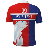 Custom Norway Ice Hockey Polo Shirt Polar Bears-Viking Ornament Flag Style