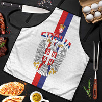 Serbia Coat Of Arms Srbija Eagle Apron Traditional Serbian Heraldic Crest White Double Headed Eagle