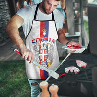 Serbia Coat Of Arms Srbija Eagle Apron Traditional Serbian Heraldic Crest White Double Headed Eagle