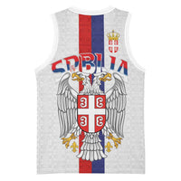 Serbia Coat Of Arms Srbija Eagle Basketball Jersey Traditional Serbian Heraldic Crest White Double Headed Eagle