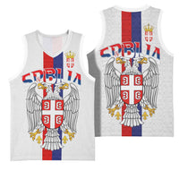 Serbia Coat Of Arms Srbija Eagle Basketball Jersey Traditional Serbian Heraldic Crest White Double Headed Eagle
