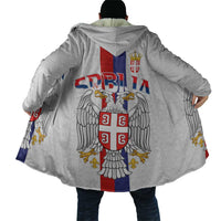 Serbia Coat Of Arms Srbija Eagle Cloak Traditional Serbian Heraldic Crest White Double Headed Eagle