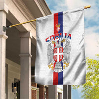 Serbia Coat Of Arms Srbija Eagle Garden Flag Traditional Serbian Heraldic Crest White Double Headed Eagle