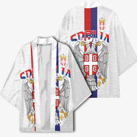 Serbia Coat Of Arms Srbija Eagle Kimono Traditional Serbian Heraldic Crest White Double Headed Eagle