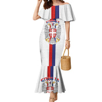 Serbia Coat Of Arms Srbija Eagle Mermaid Dress Traditional Serbian Heraldic Crest White Double Headed Eagle