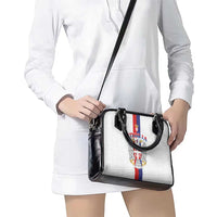Serbia Coat Of Arms Srbija Eagle Shoulder Handbag Traditional Serbian Heraldic Crest White Double Headed Eagle