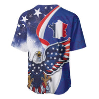 French American Heritage Month Baseball Jersey USA Eagle and France Urban Paris National Flag Style
