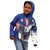 French American Heritage Month Kid Hoodie USA Eagle and France Urban Paris National Flag Style
