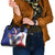 French American Heritage Month Shoulder Handbag USA Eagle and France Urban Paris National Flag Style
